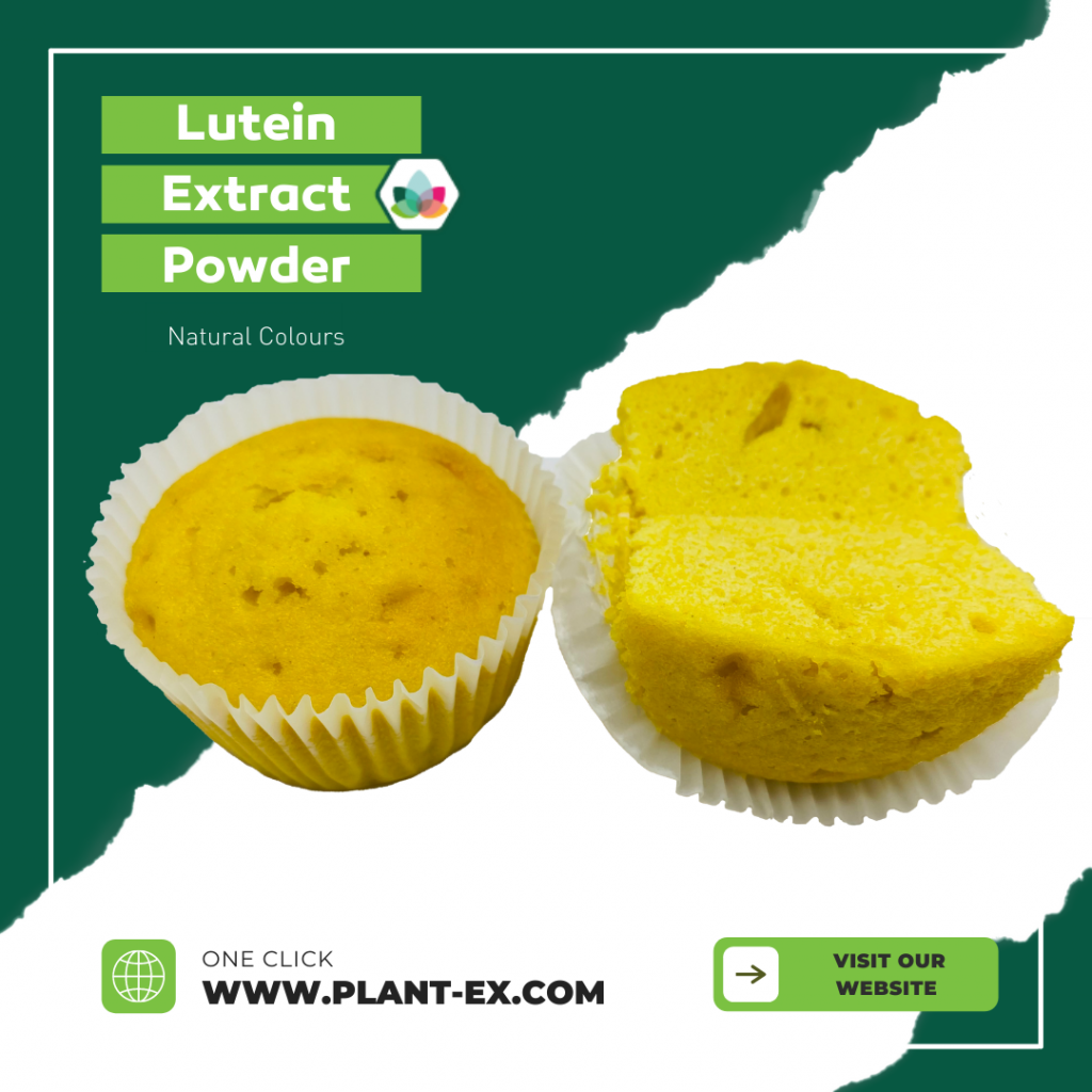lutein extract yellow cupcake