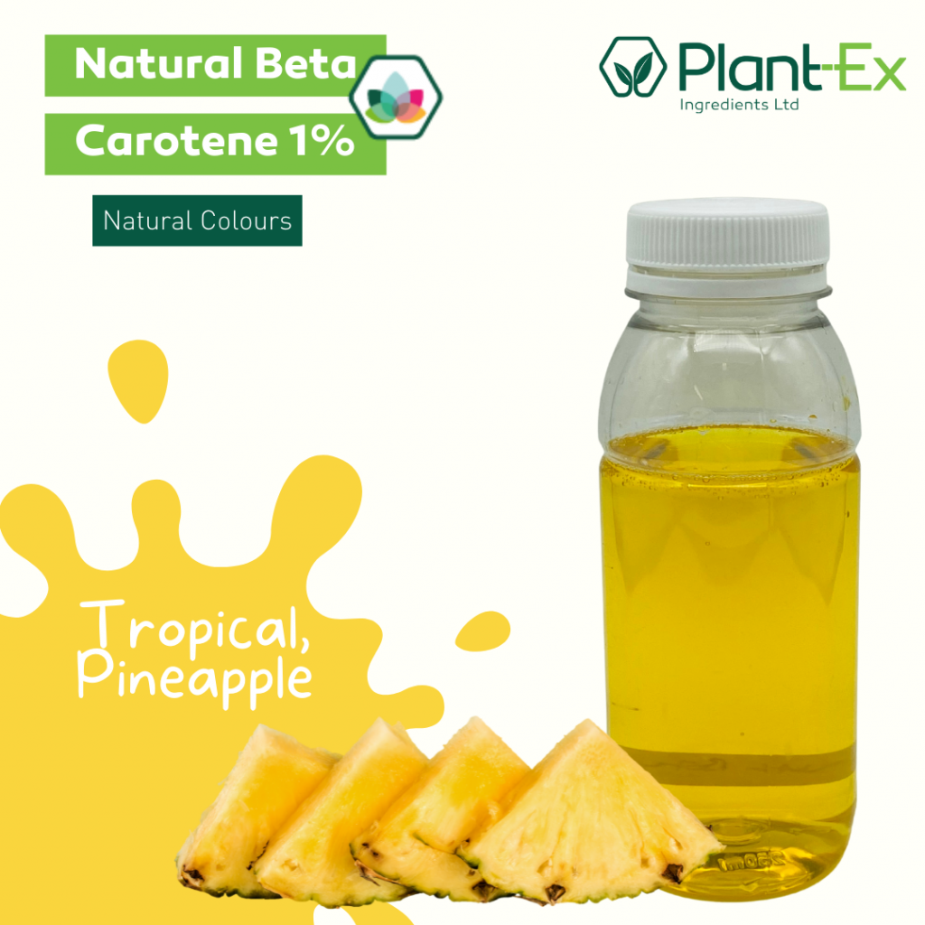 natural beta carotene natural colour, tropical, pineapple drink