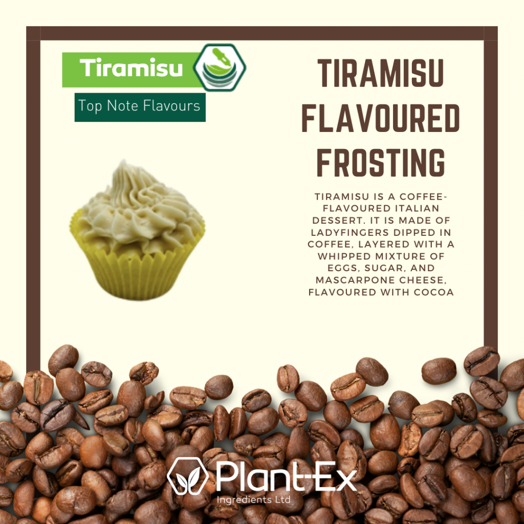 tiramisu cappuccino flavoured frosting