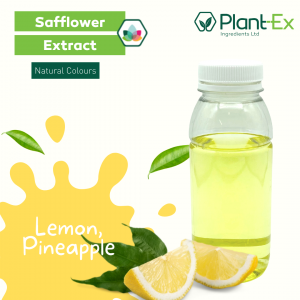 safflower extract yellow drink for lemon and pineapple