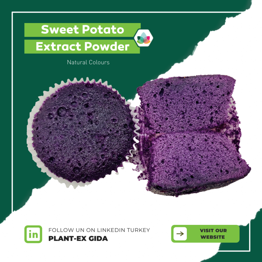 sweet potato extract powder purple cupcake