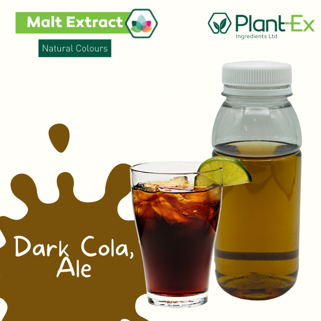 malt extract brown drink for dark cola and ale