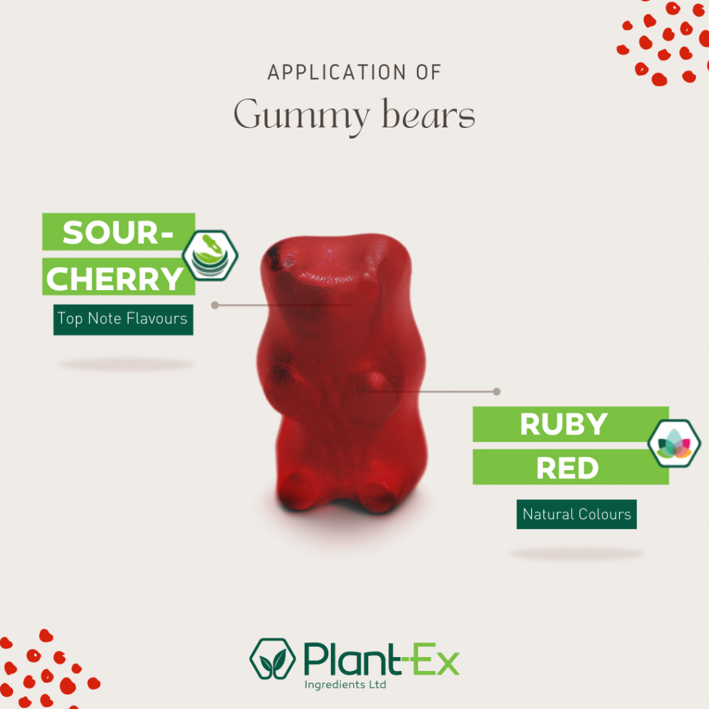 Sourcherry ruby red gummy bear