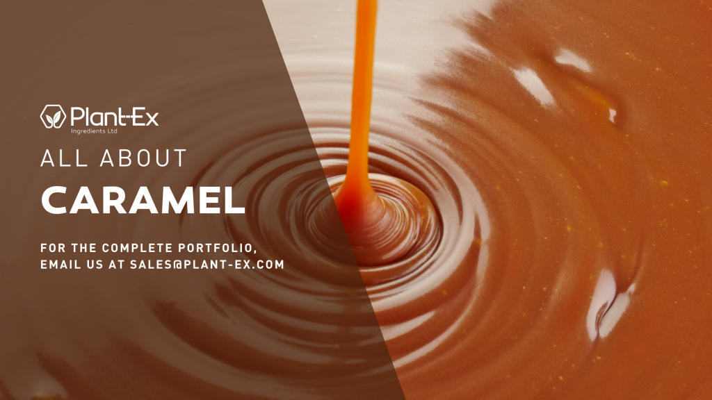 caramel portfolio of colours and flavours