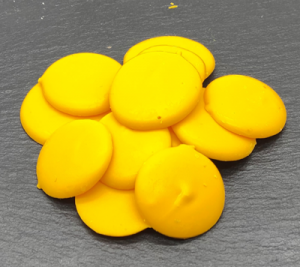 yellow colour curucmin chocolate