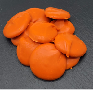 orange colour paprika chocolate