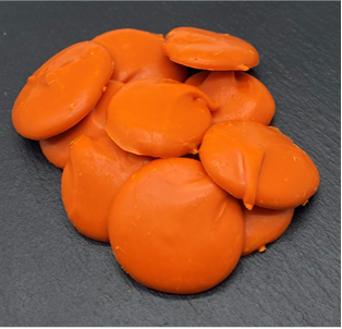 orange colour paprika chocolate