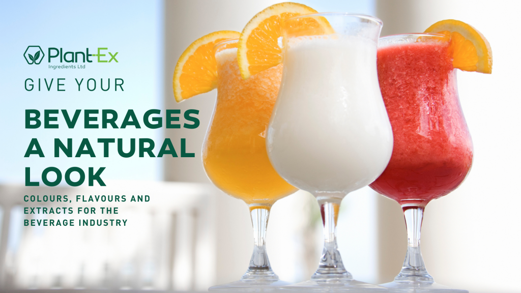 blog post showing how to make your beverages look natural - best colours, flavours and extracts