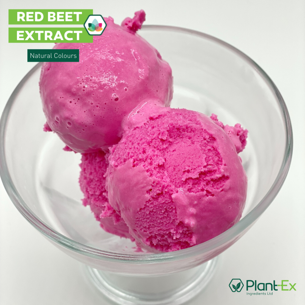 Pink redbeet extract ice cream food colour