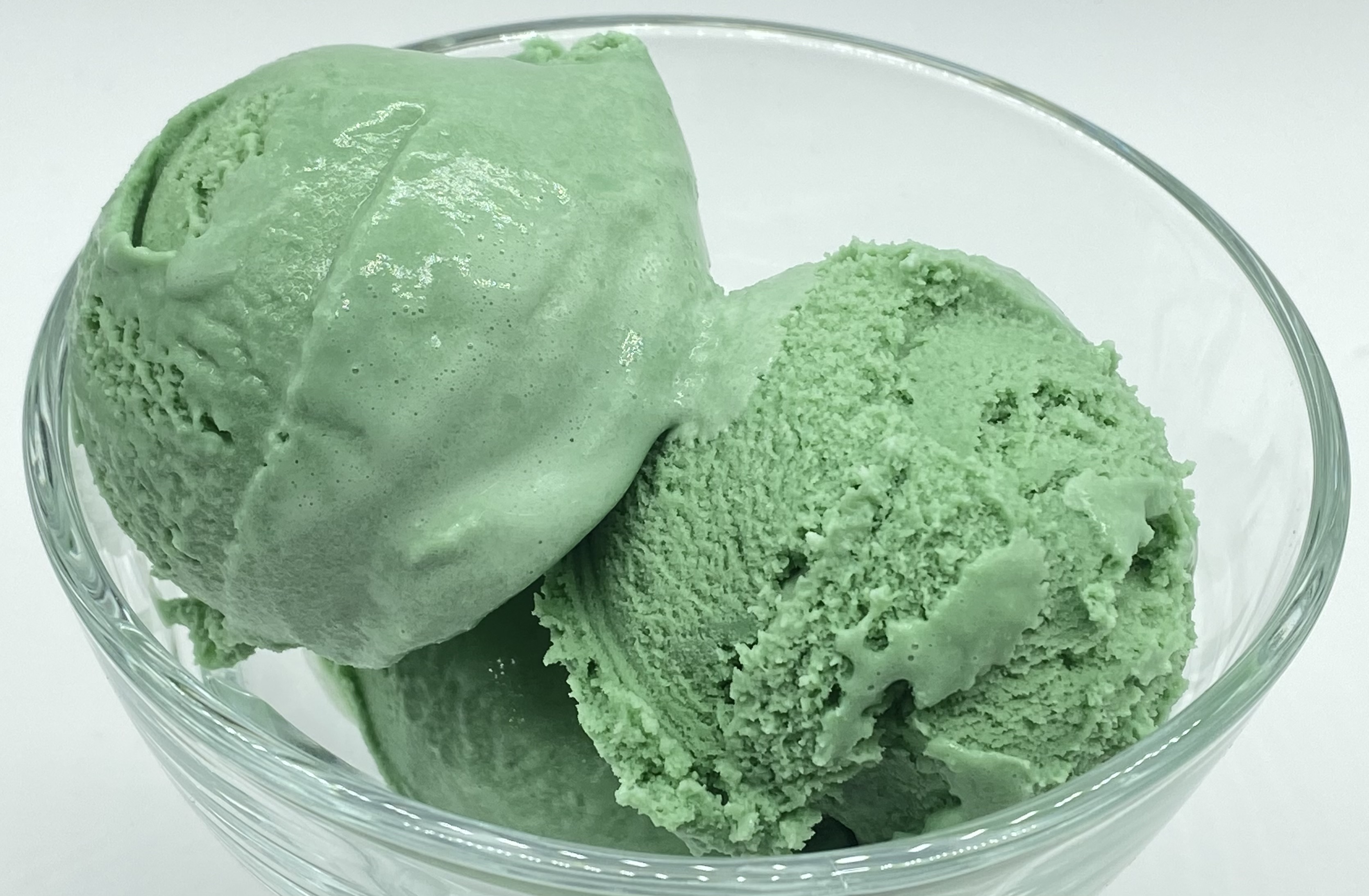 Copper Chlorophyllin green ice cream