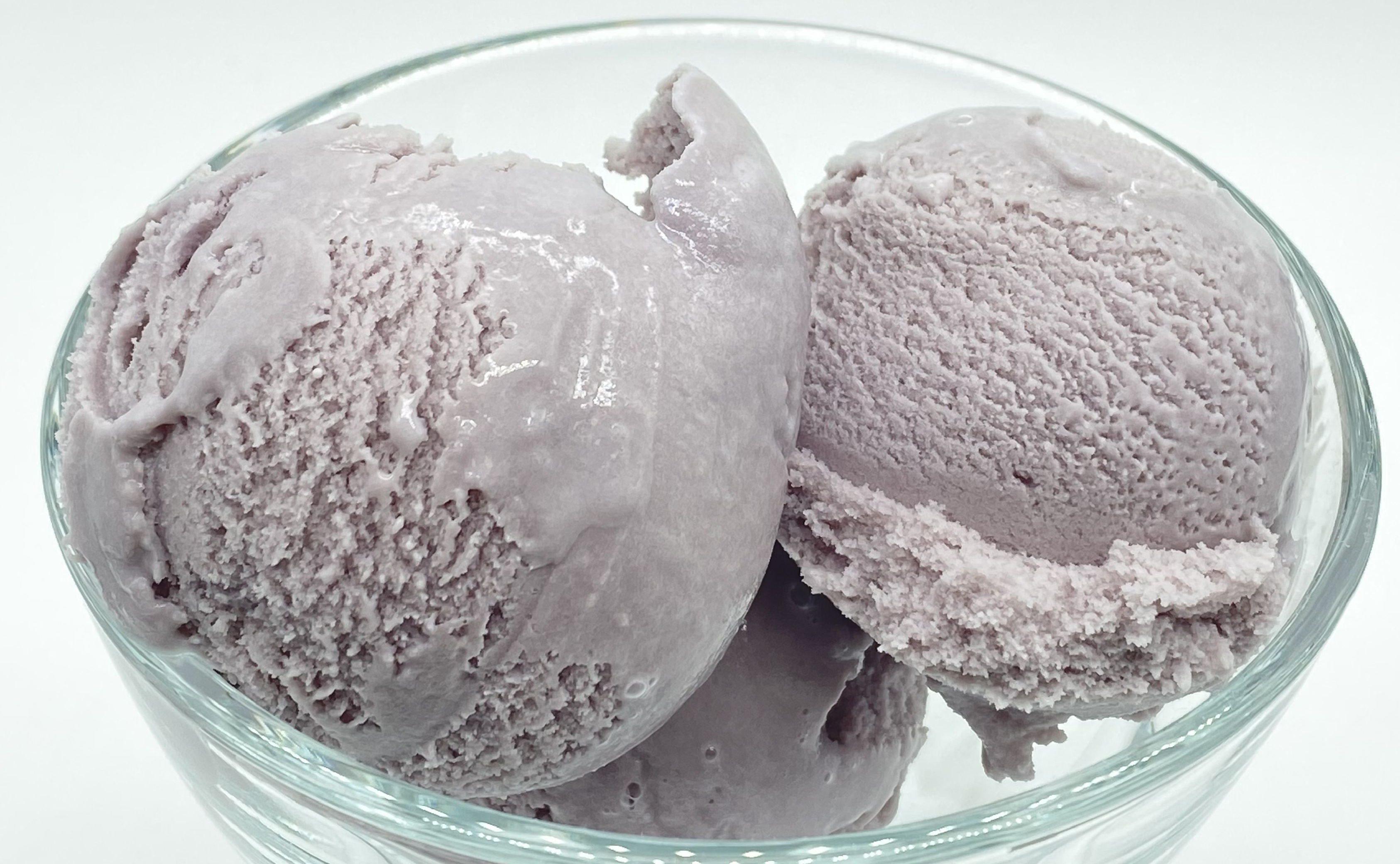 Grapeskin extract purple ice cream
