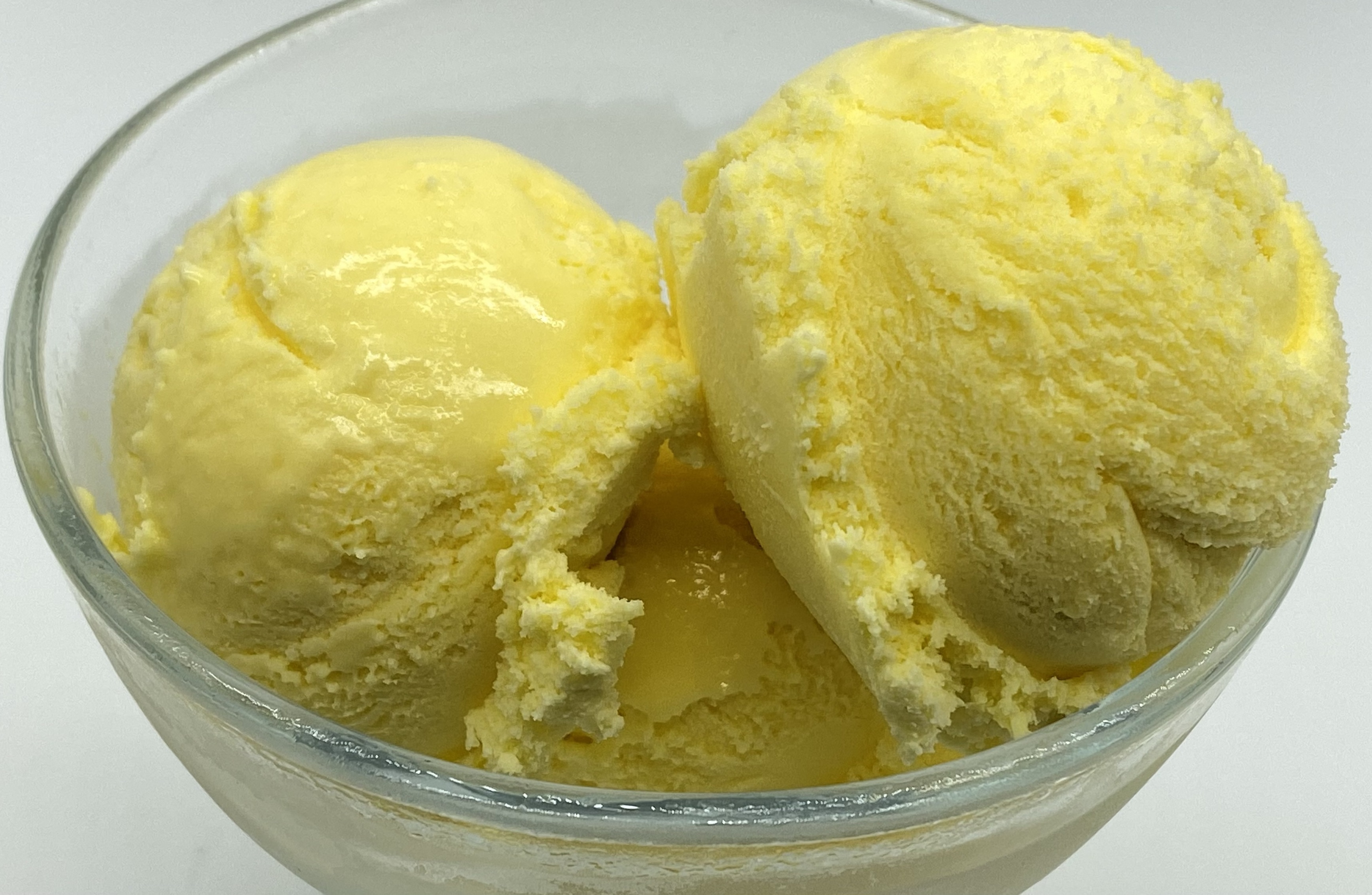 Natural Beta Carotene yellow ice cream