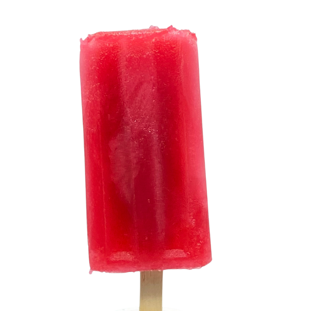 radish red ice lolly