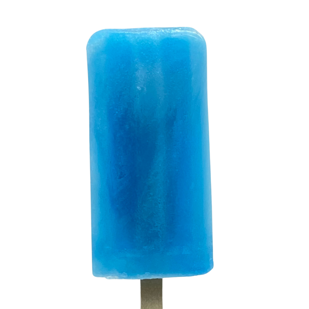 spirulina blue ice lolly