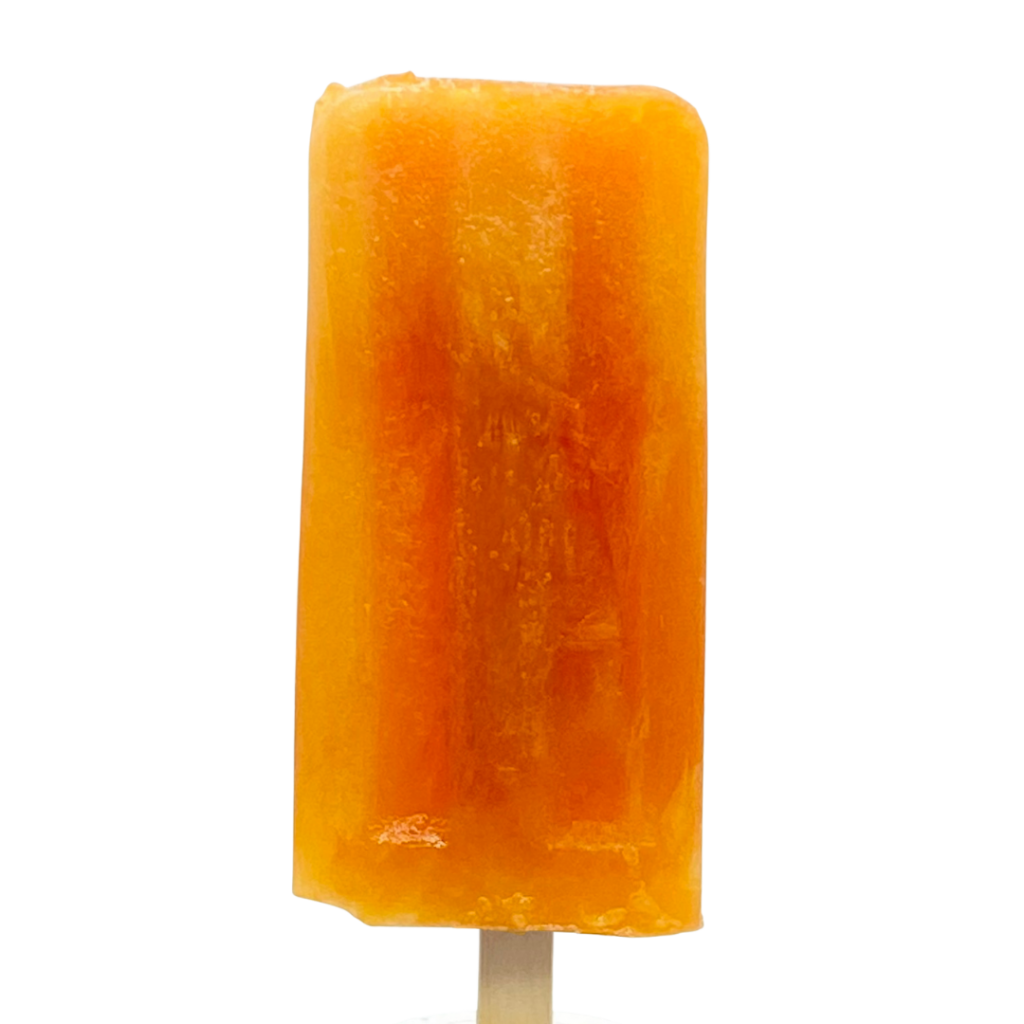 orange blend ice lolly