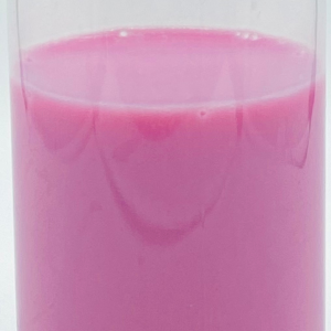 red beet pink in milk