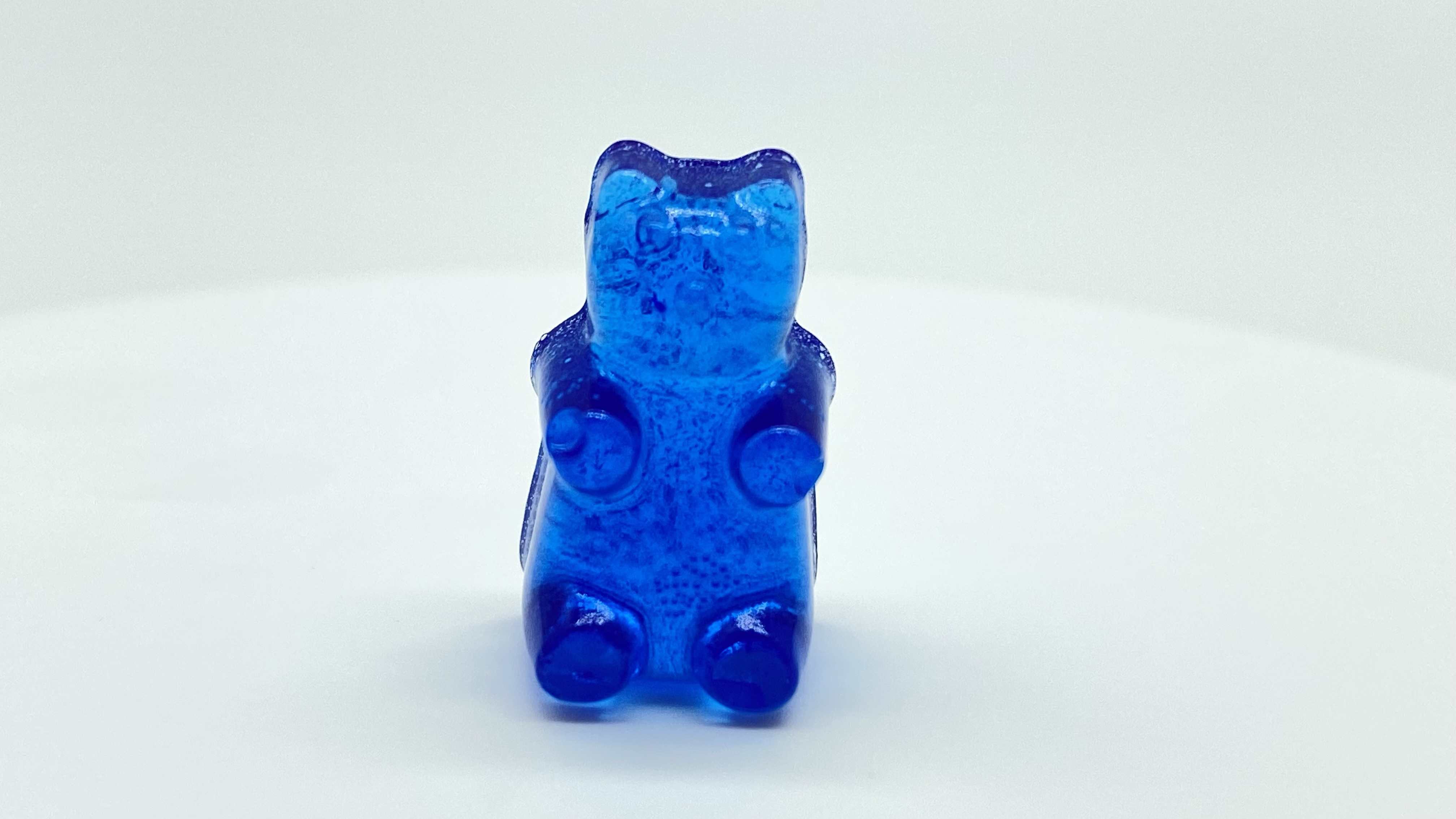 Spirulina blue gummy bear