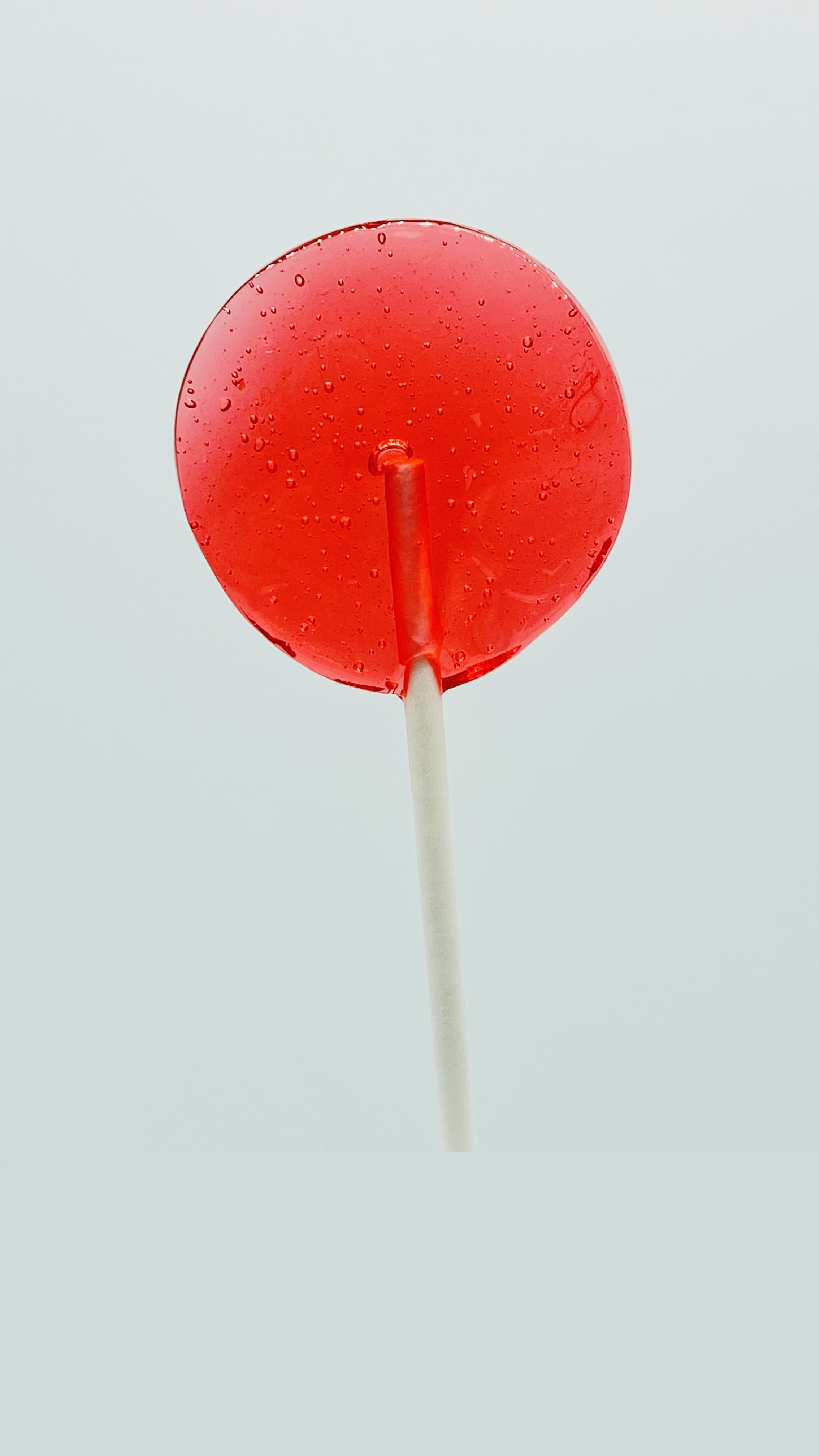Strawberry Red in hard boiled candy lollies