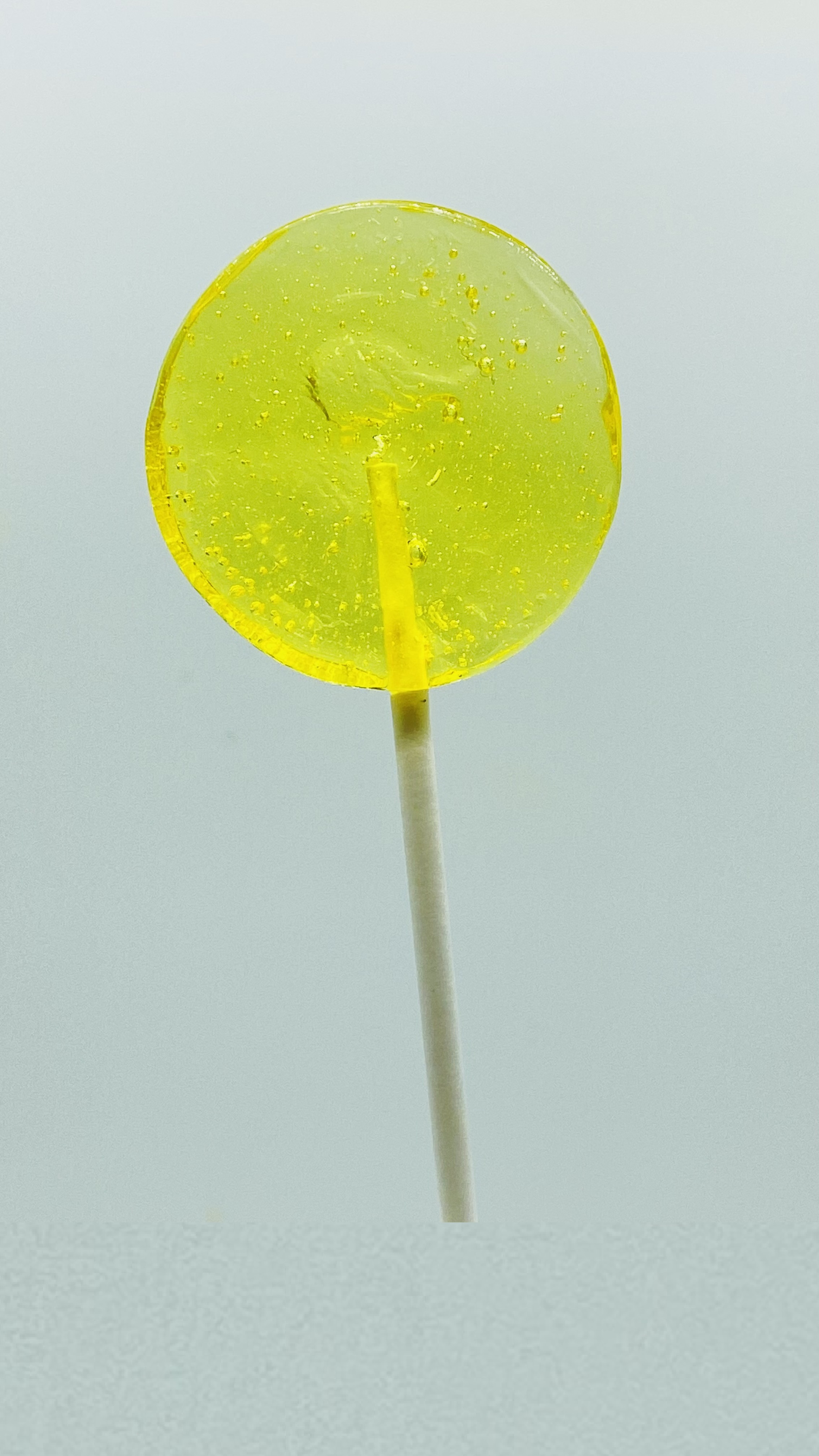 Safflower Yellow in hard boiled candy lollies
