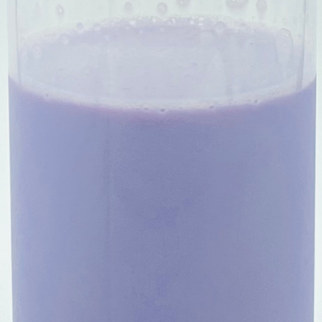 Black carrot extract, purple shade in milk