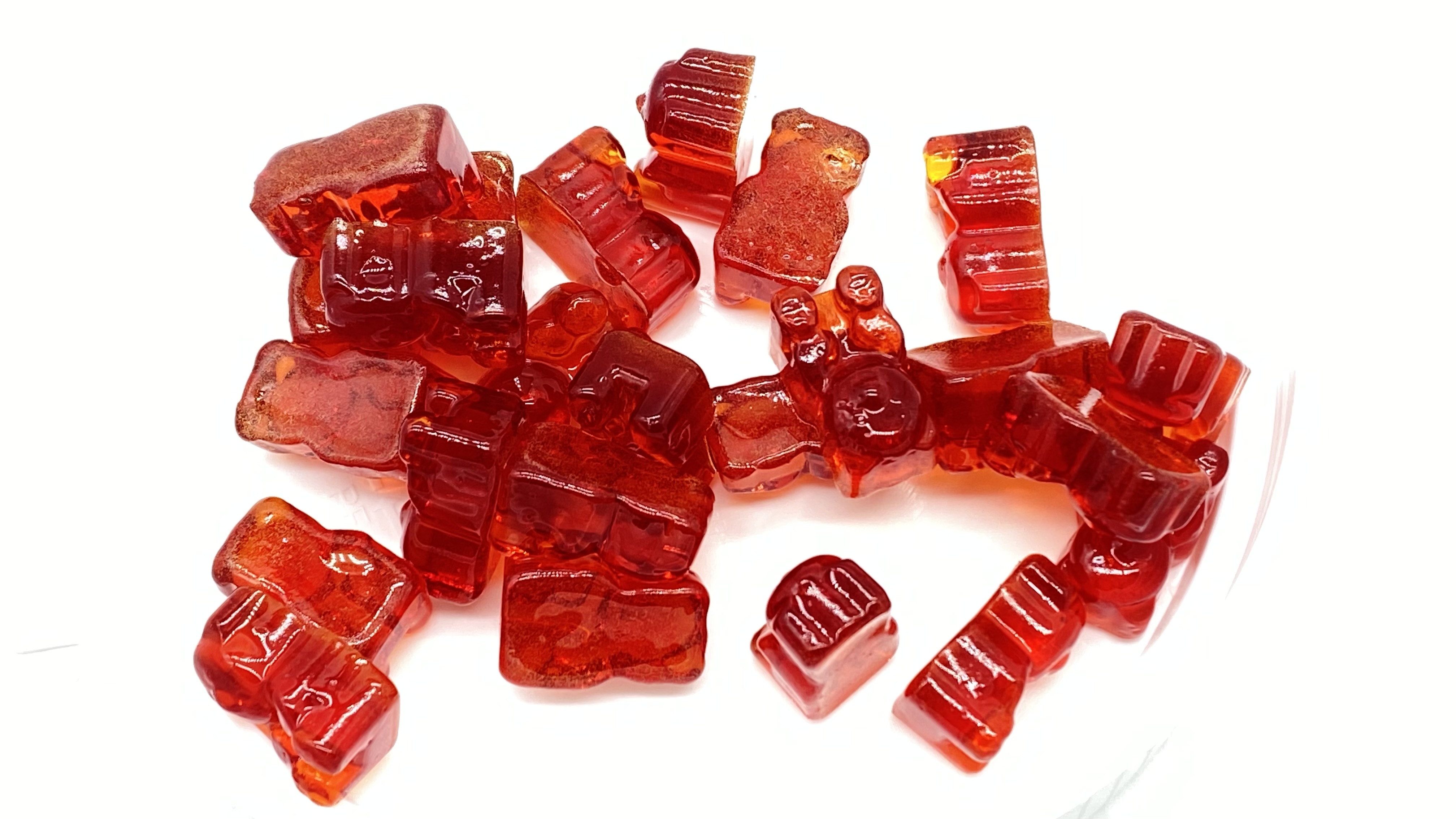 Red gummy bear (orange blend)