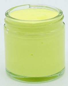 Curcumin yellow green fruit prep in yoghurt