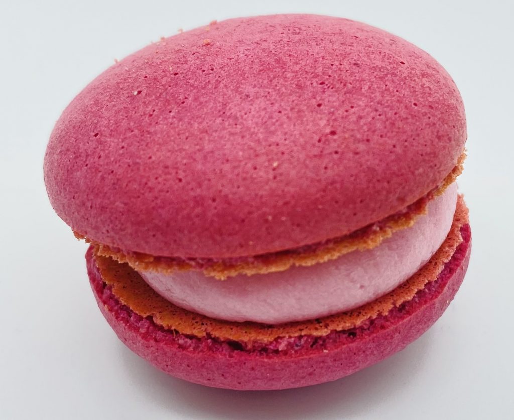 Red Beet Juice pink macaron