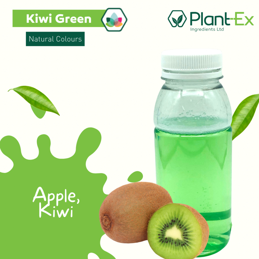 Kiwi green colour drink application