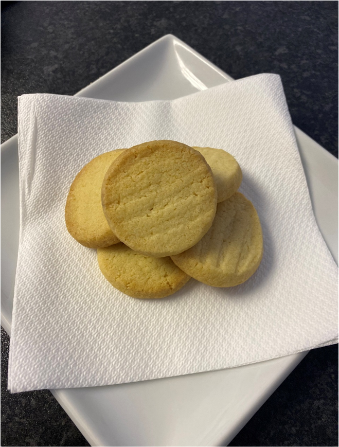 shortbreads made with vanilla extract
