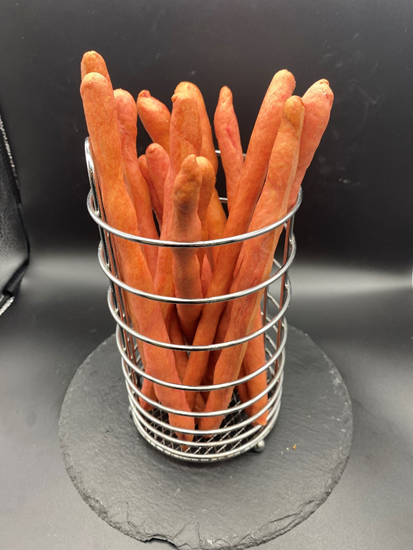 Paprika colour in breadsticks