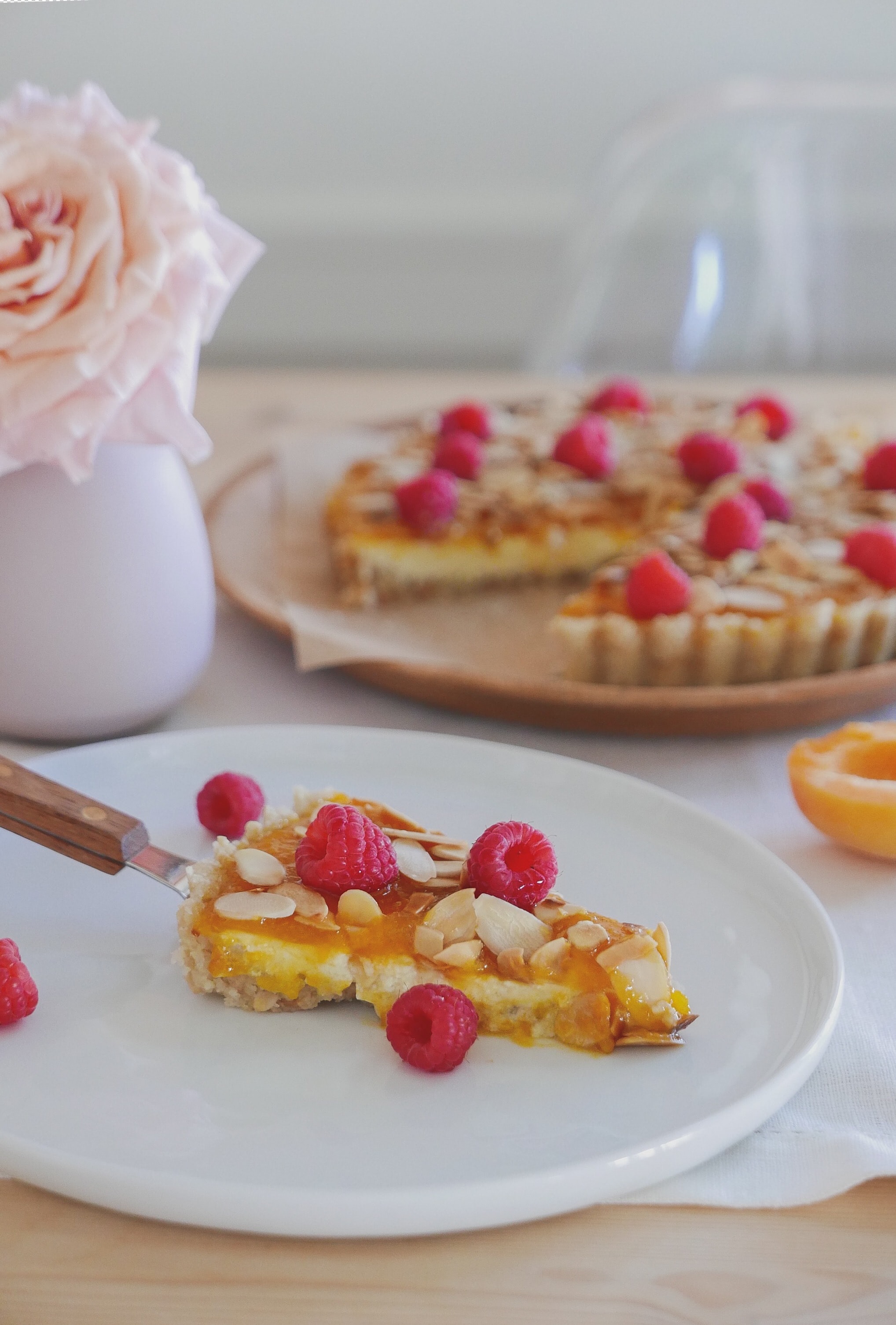 raspberry slices