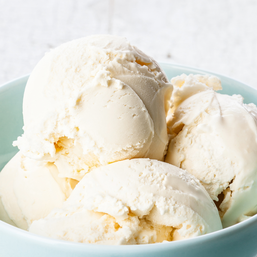 vanilla extract in ice cream