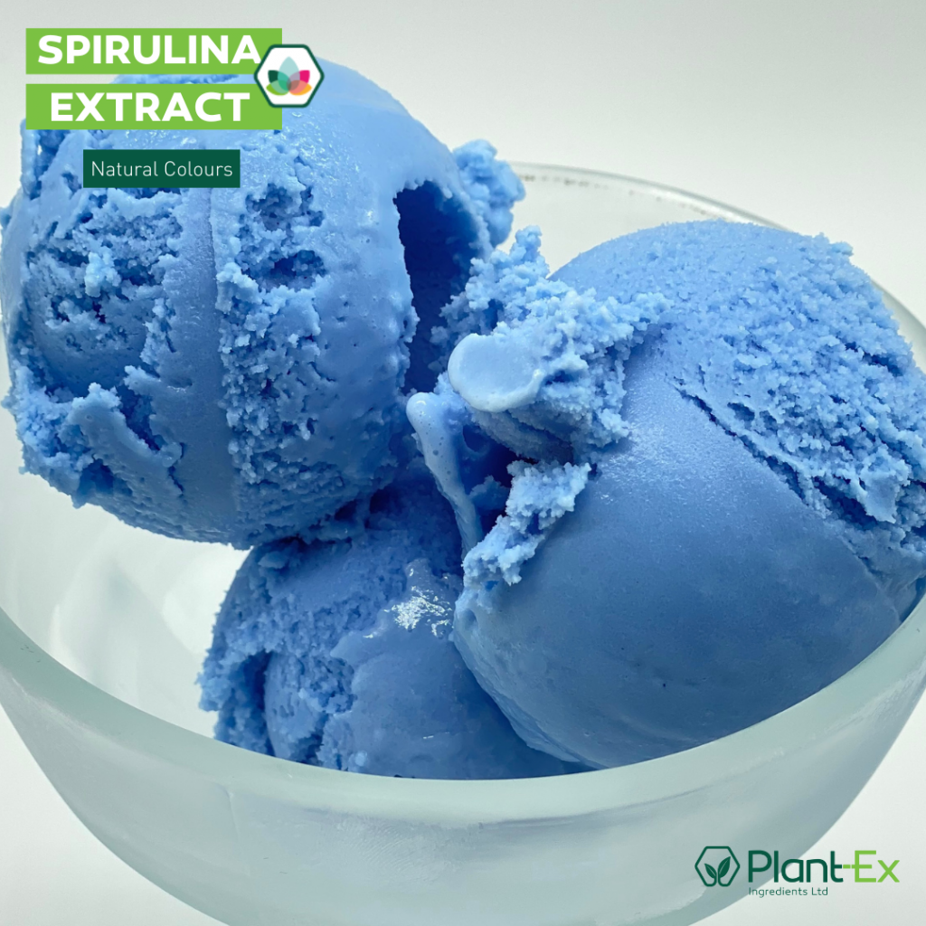 spirulina blue coloured ice cream
