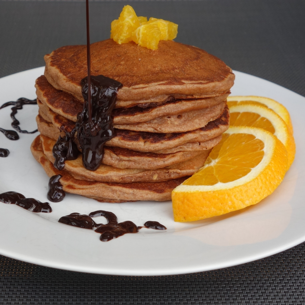 chocolate orange pancakes