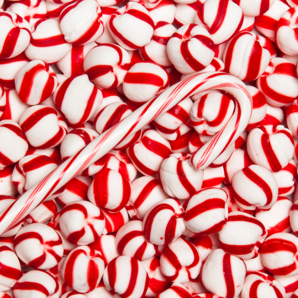 peppermint extract in hard boiled candy
