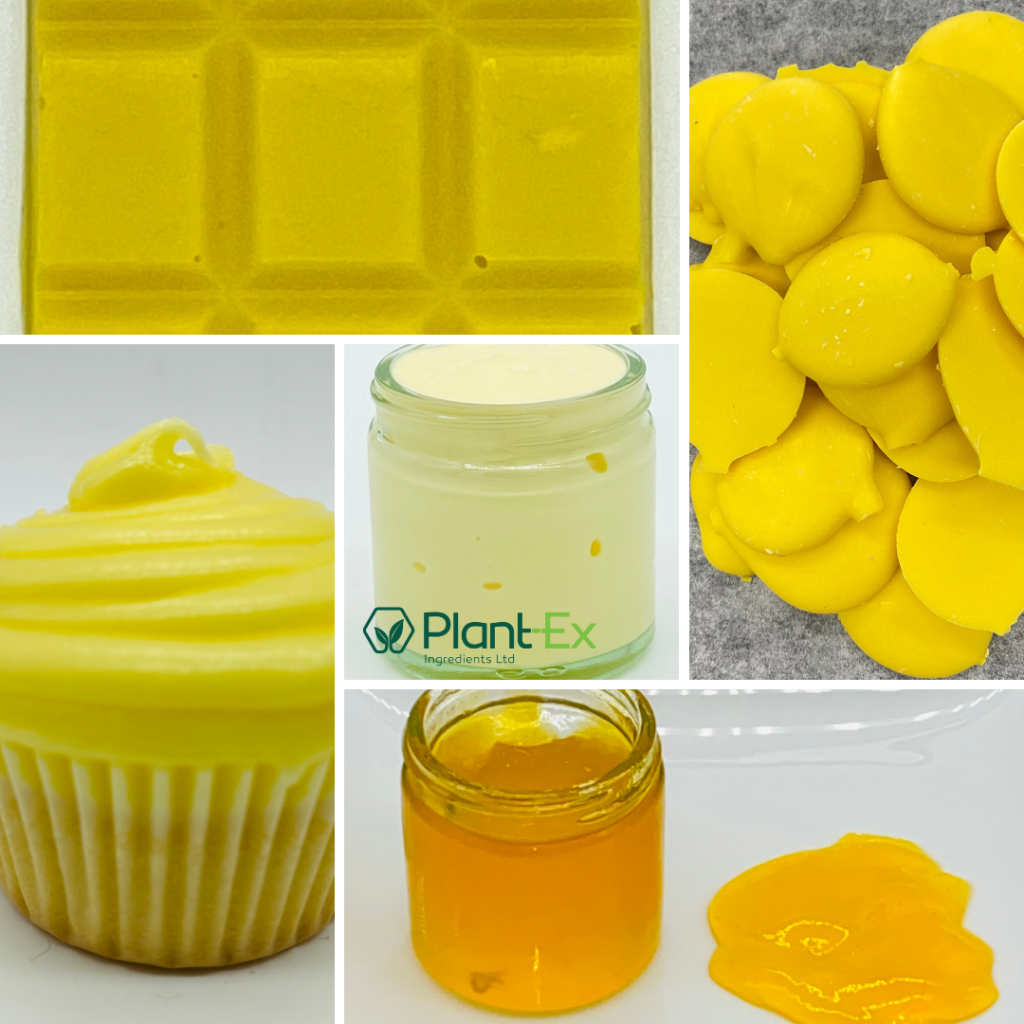 yellow colour in food application