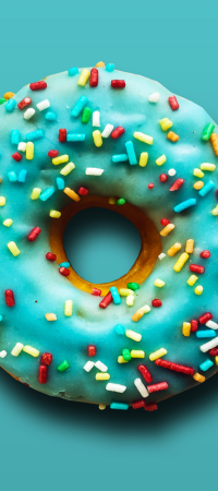 blue colour in food