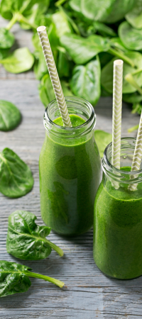 green colour in food